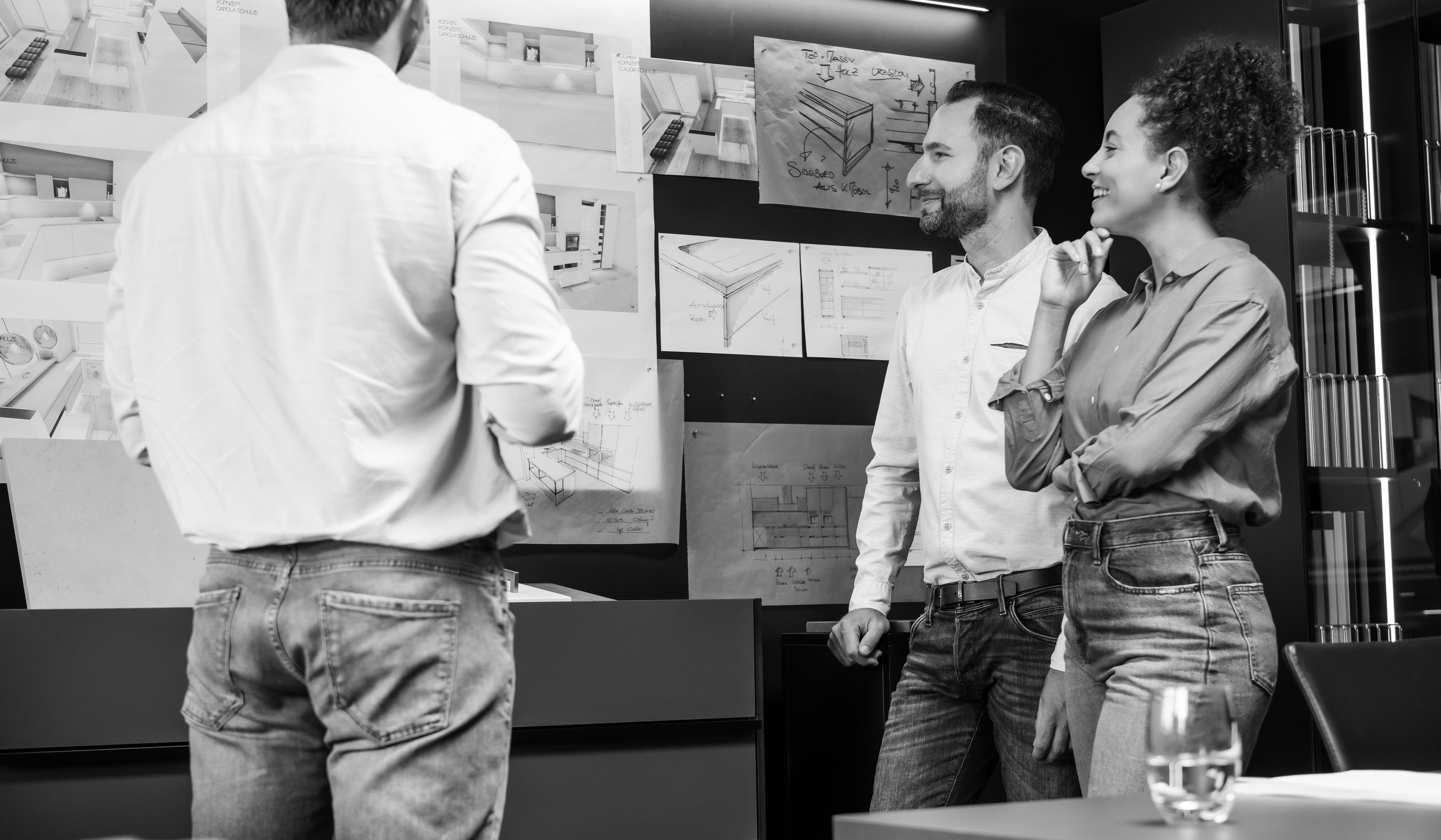 Beratungsgespräch Küchenkauf Menschen